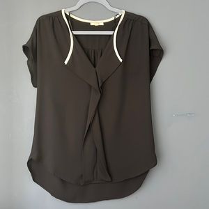 Pleione Blouse, medium, black and white, light and silky